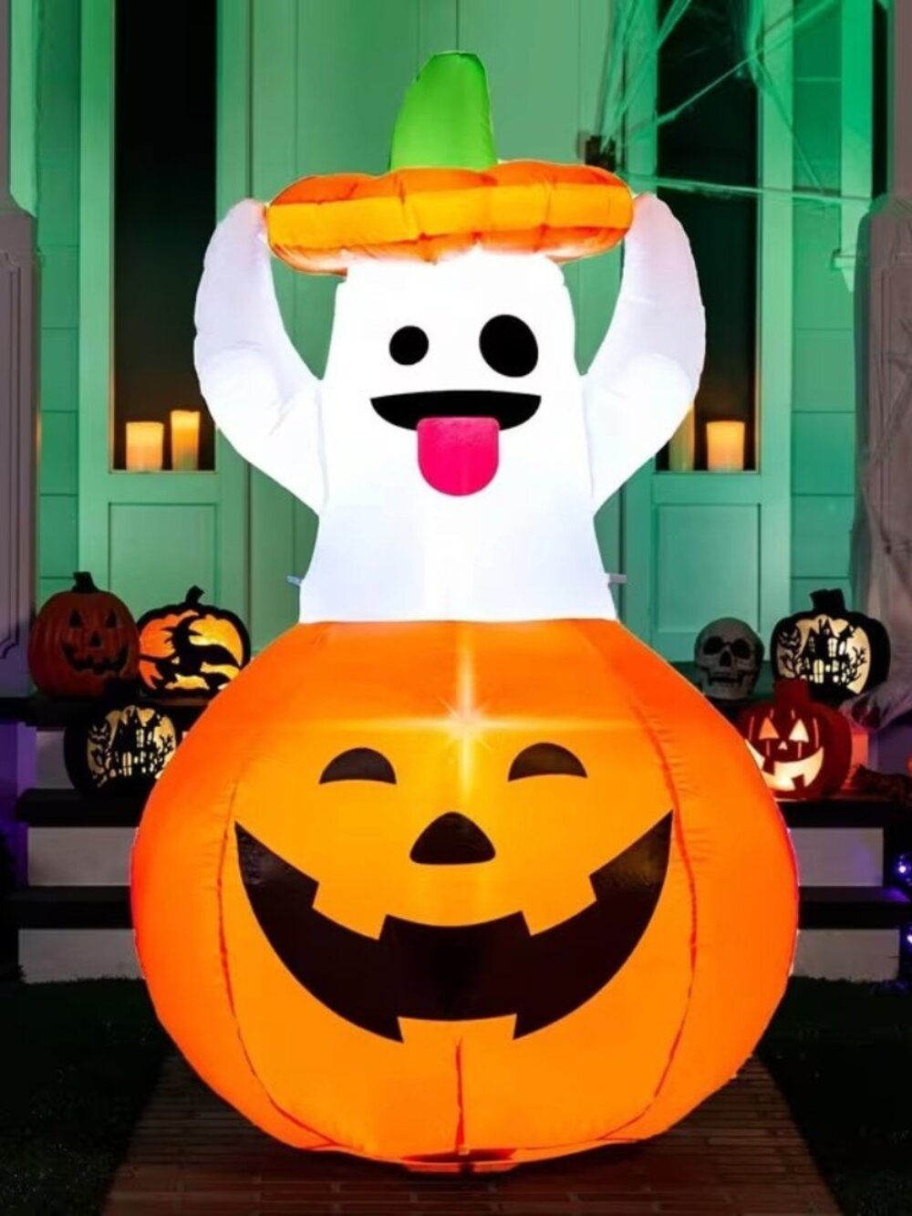 5ft Halloween Inflatable Ghost Outdoor Decoration NIB